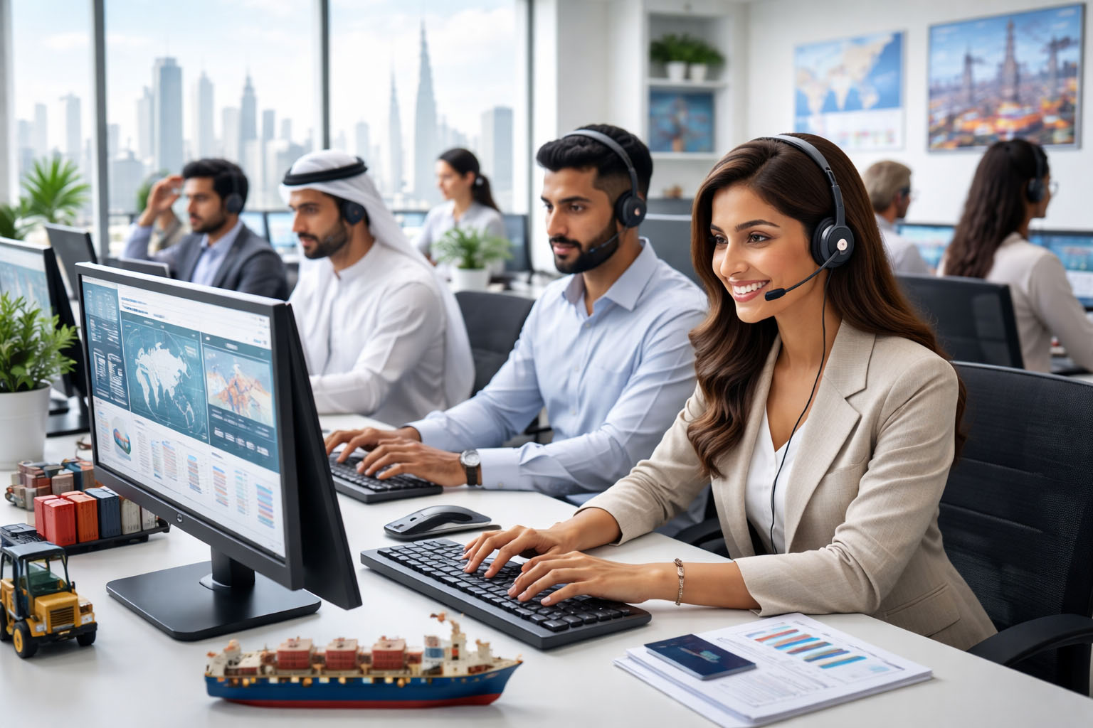 Dubai trade operational cost coordination